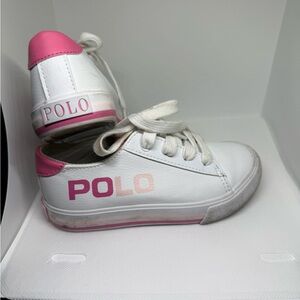 🌸 Girls Polo Ralph Lauren Elwood Casual Sneakers 🌸